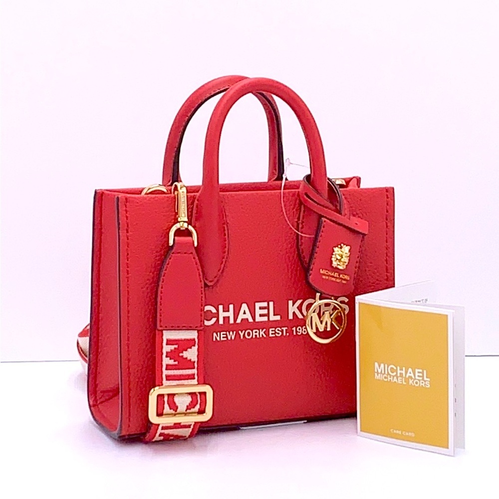 MICHAEL KORS Mirella Extra-Small
Shopper XBody Crossbody Bag Bright Red
